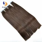 Long Raw Remy colored hair extensions with intact cuticles