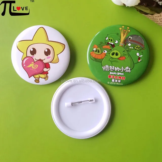 selling and printing clear round tin badge for children s gifts