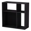 4 Cube Asymmetrical Bookcase Cube Storage Shelf Organizer