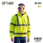 High Visibility Traffic Reflective Safety Winter Bomber Jacket