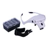 Adjustable 5 Lens Loupe LED Light Headband Magnifier Glass LED Magnifying Glasses With Lamp