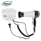 Private Label DC Motor Big Power Hotel Bathroom Wall Mounted Hair Dryer