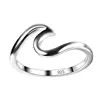 Chic 925 sterling Silver Wave Cut Girl Ring,Designed For Women To Design Home Casual Wear