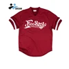 Custom Design V Neck Pullover Sublimated Baseball Jersey