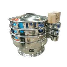 stainless steel mini circular vibrating screen flour sifter