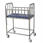 X02 Cheap Child Hospital Stainless Steel Simple Baby Crib For Sale