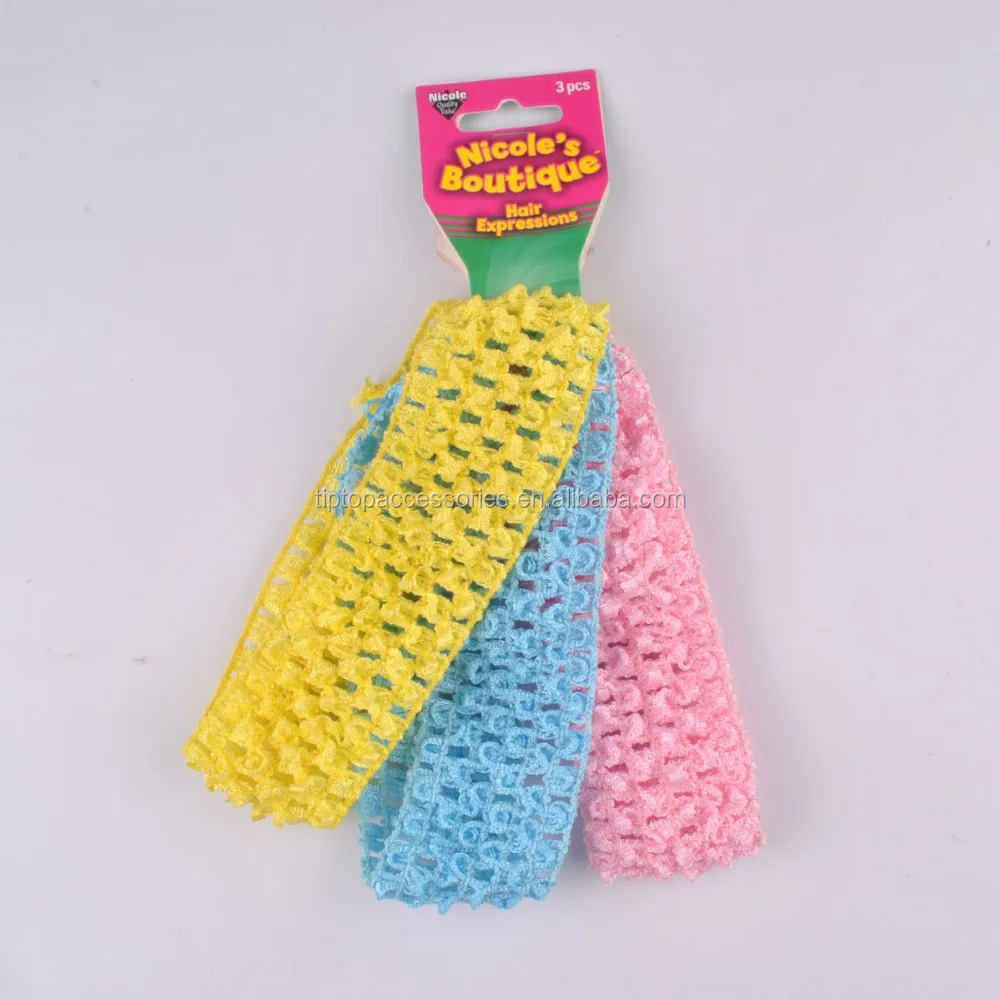 christmas gift fashion pierced weave hair elastic band for baby