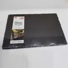 Dishes With Wooden Stand For Sale Food Safe Stone Tea Slate Serving Snacks Tray