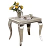 Metal frame Tempered Glass Gold Wedding Coffee Table Made in China