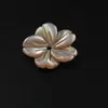 Hot fashion white MOP carved flower shell rose big size pearl gems