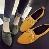 Hot sale new fashion lady pointed shoes women frosting casual shoes