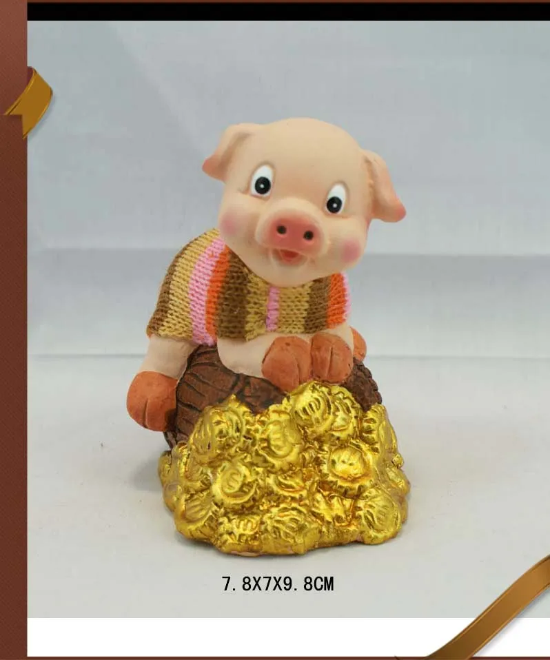 ceramics pink pig figurine wholesale gift and craft porcelain