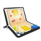Folded man-carried erasable write tactical demonstration training basketball tactical board with pen