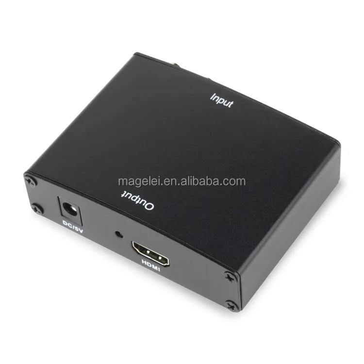 VGA to HDMI Converter Box Analog to Digital Audio Video Converter For PC Laptop to HDTV Projector - ANKUX.COM