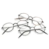 85801 Women Vintage Glasses Frame Plain Mirror Round Metal Optical Frame For Girl Eyeglass Clear Lens oculos feminino de grau