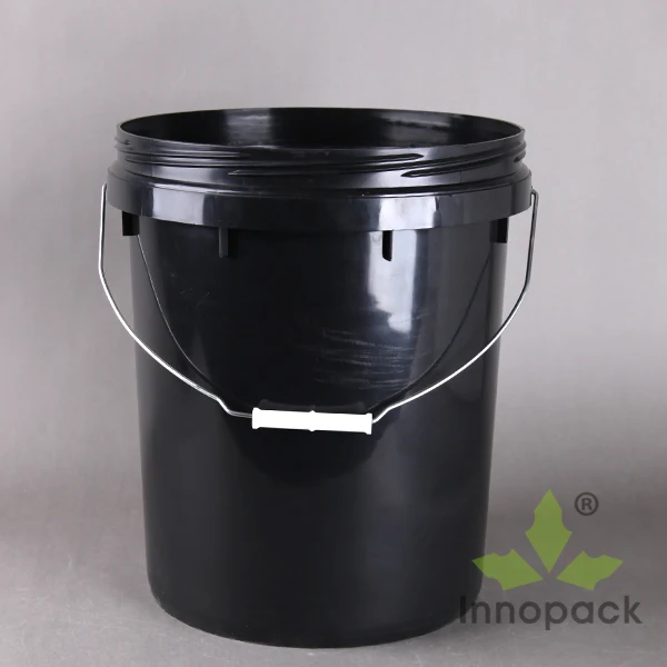 White Pp Screw Top 20l Plastic Buckets Wholesale Pail 20 Liter With