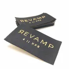 Woven washable clothing jacquard metal printed label