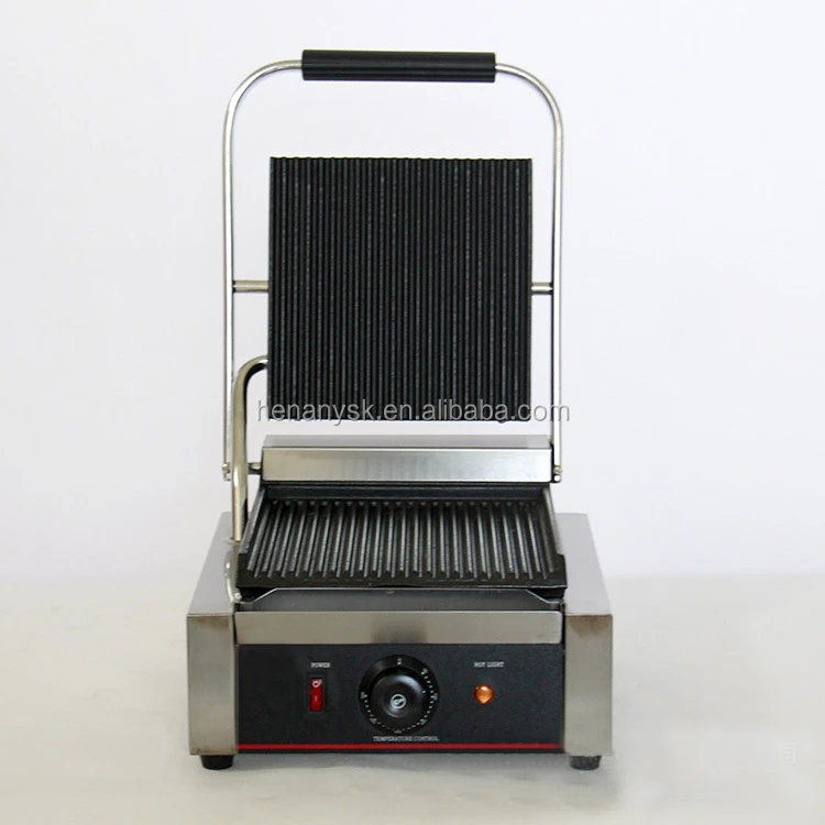 1 PLATE Sandwich Machine Griddle Grills Single Panini Plate Griddle And One Contact Grill