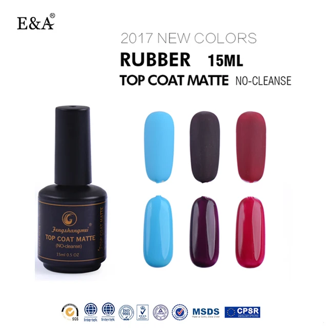 EA soak off matte gel top coat nail polish matte