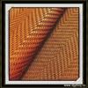 Best-selling microfiber woven leather and cotton carpets synthetic weave leather rugs