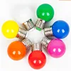 LED SMD Global Coloured bulbs G45 AC220-240V 1W E27/B22 With PLASTIC