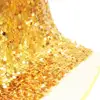 Hot quality shiny colorful sequins and beaded tulle fabric wholesale indian sequin fabric