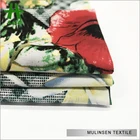 Mulinsen 2018 Colorful Pattern Printed Cloth Fabric 100% Rayon Fabric