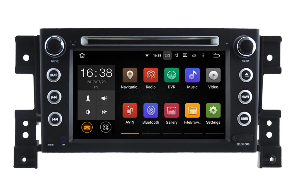 Perfect Nedehe 2G RAM Octa 8 core Android 8.1 Car DVD For Suzuki grand vitara car radio head unit gps navigation steering wheel control 0