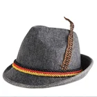 Gray alpine german oktoberfest hat MH-0611