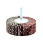 10mm mounted aluminum oxide abrasive flap wheels for grinding polishing cleaning deburring