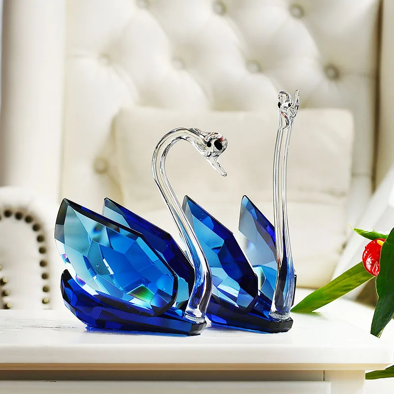 item    name crystal glass swan brand   name  jiada size  14*11