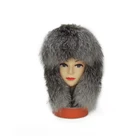 Wholesale china russia style winter warmer ear cap real fox fur hats for men