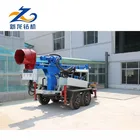 Hydraulic trailer mounted water well drilling rig