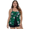 Trade Assurance Wholesale Womens Sexy 2 Piece Swim Suit Beachwear Custom Print Ladies Plus Size Tankini Top