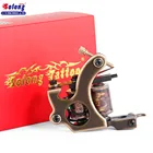 10 Coil Tattoo Machine 10 Wraps Coil Tattoo Machine Solong Custom Brass Professional Handmade 10 Coil Wrap Tattoo Machine Gun For Shader China Tattoo Machine