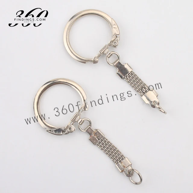high quality keychains hardware metal split key ring for sale