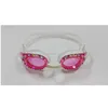 Promotional Colorful rhinestones custom swimming goggles with logo