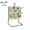 Supermarket Gorcery Store Customized metal wire counter hanging gift card display racks for card book file