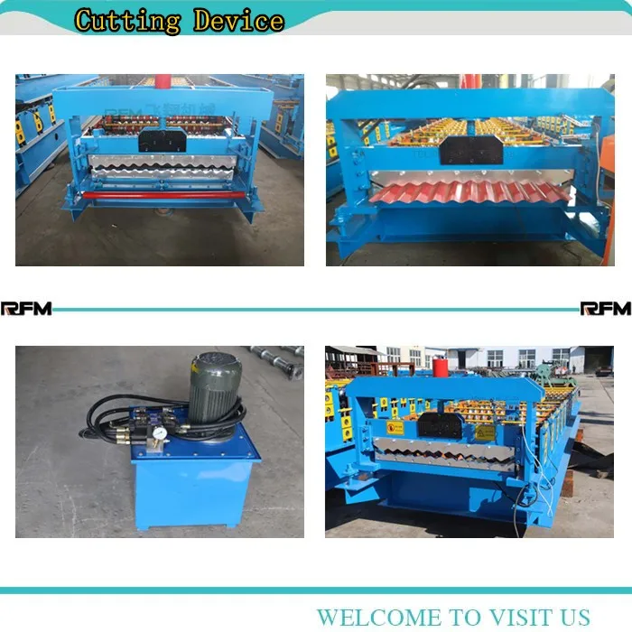 Glazed tile forming machine, glazed tiles roof cold roll forming machine