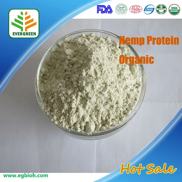 natural organic hemp protein 50% for food products