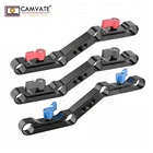 CAMVATE Adjustable Levers Aluminum alloy Z-Shaped Offset Raiser Clamp Mount Bracket for 15mm Rod DSLR Shoulder Rig