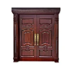 New Design wooden door teak wood main double door design