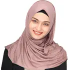 Muslim Long Scarf Wrap Shawl Cotton Jersey Hijab