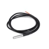 Temperature Line Stainless Steel Package Waterproof Digital Temperature Sensor Probe connector DS18b20