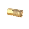 1/4 inch Miltion type brass air quick coupler in Pneumatic tools parts