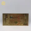 Colored 100 Singapore Dollar Gold 999999 Banknote 24K Gold Singapore Banknote With Plastic Sleeve for selection