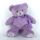 Hot selling plush lavender toys custom microwavable bear lavender teddy bear