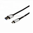 Fast charging and Data transfer usb type c cable 3.0 with metal shell