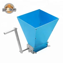 Factory Price! New Barley Crusher Malt Grain Mill with 2 Stainless roller for Home brewing mill Best quality
