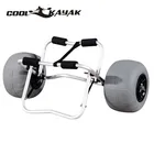 Aluminium Foldable Kayak Collapsible Canoe Wheel Cart Boat Carrier beach Trolley